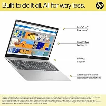 HP Laptop 15-fd0682TU – Intel Core 5 120U, 16GB RAM, 512GB SSD, 15.6" FHD