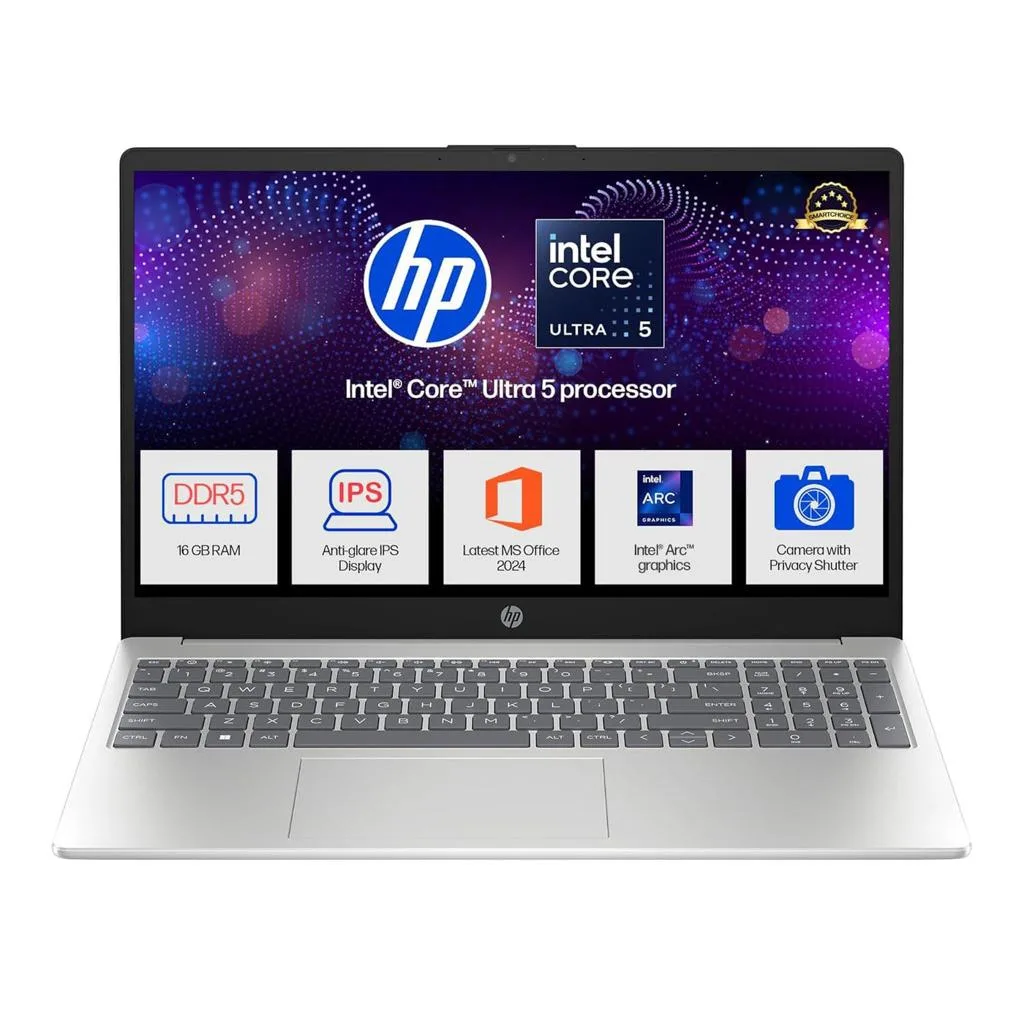 HP Laptop 15-fd1255TU – Intel Core Ultra 5 125H, 16GB DDR5, 1TB SSD, 15.6" FHD