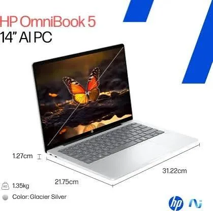 HP OmniBook 5 Laptop Next Gen AI 14-hh0082TU