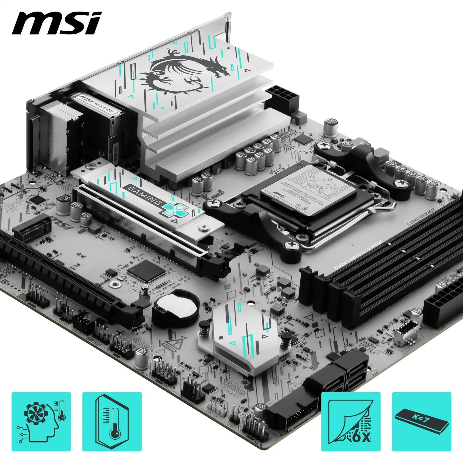 GIGABYTE B840M GAMING PLUS WIFI6E Motherboard