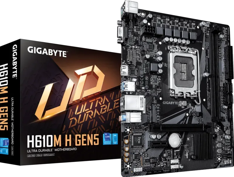 GIGABYTE H610M H GEN5 MotherBoard