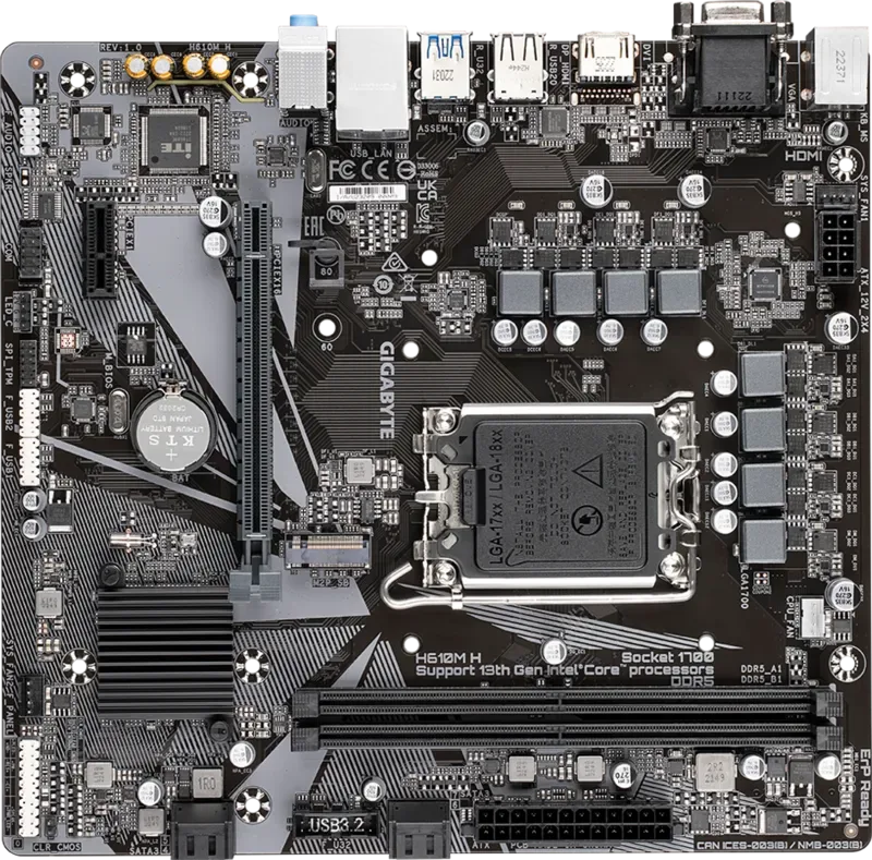 GIGABYTE H610M H Motherboard