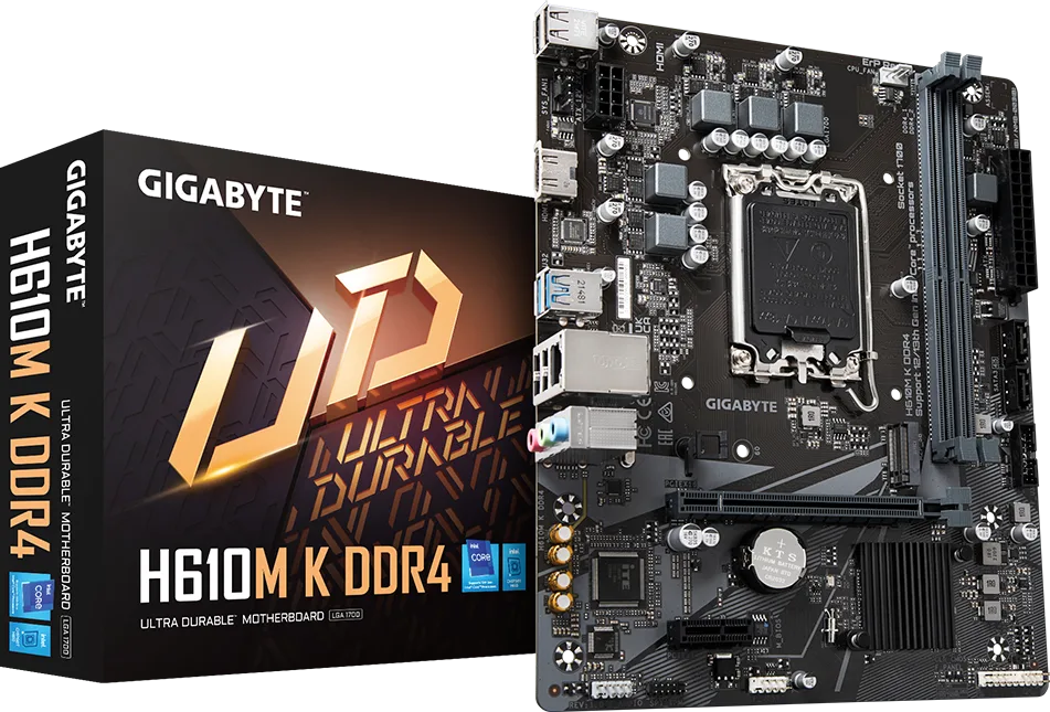 GIGABYTE H610M K DDR4 Motherboard
