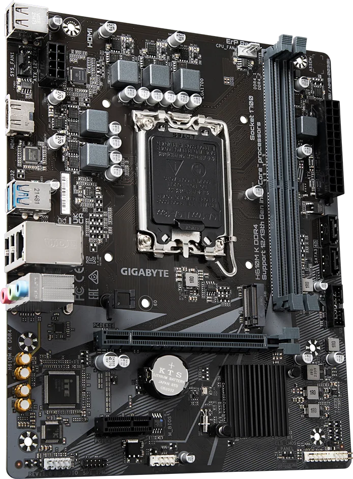GIGABYTE H610M K DDR4 Motherboard