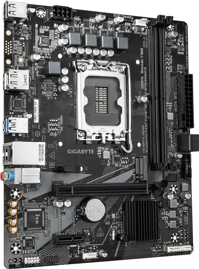 GIGABYTE H610M K GEN5 Motherboard