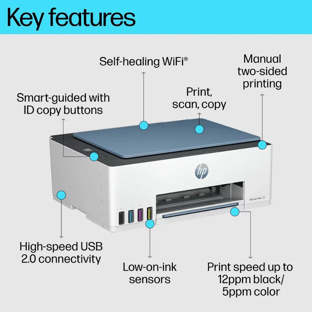HP Smart Tank 525 All-in-One Printer