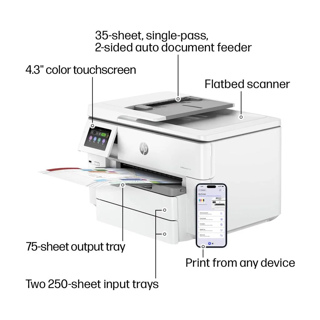HP OfficeJet Pro 9730e Wide Format All-in-One