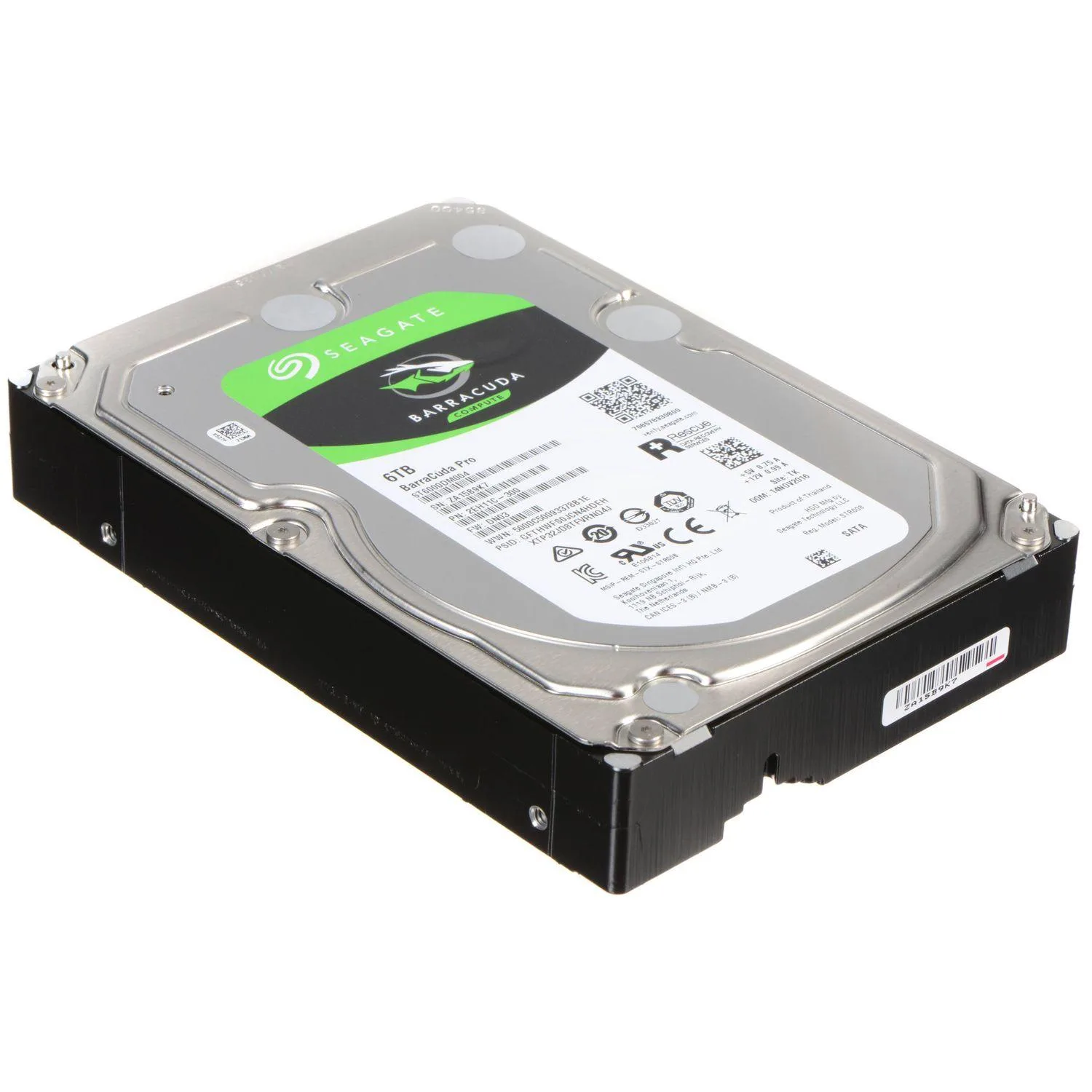 Seagate BarraCuda 6TB 3.5" SATA Internal Hard Drive