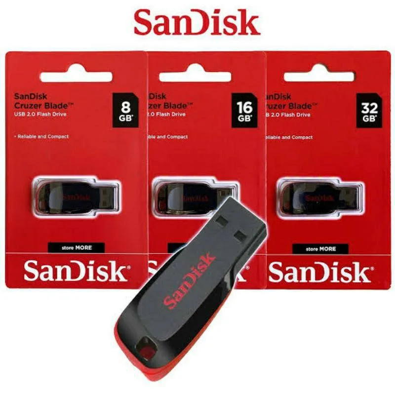 SanDisk Cruzer Blade 8/16/32/64/128GB