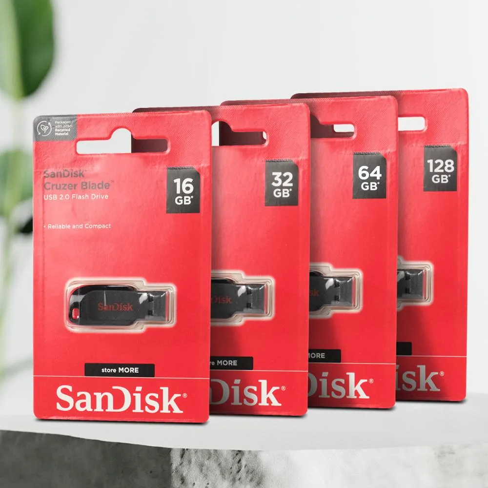 SanDisk Cruzer Blade USB 2.0 8/16/32/64/128GB