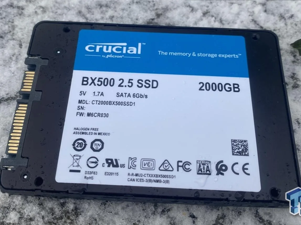 Crucial BX500 2TB 2.5" SATA III Internal SSD