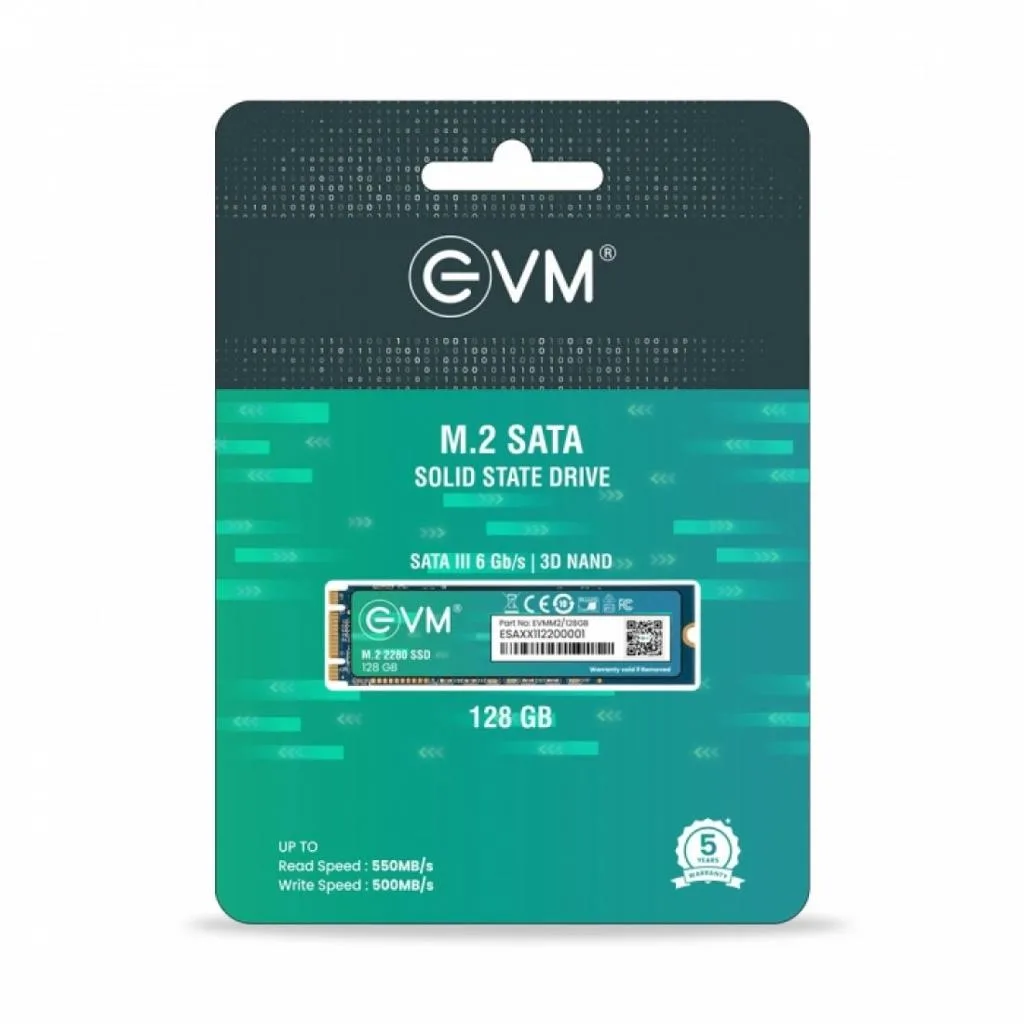 EVM 128GB M.2 2242 SATA III Internal SSD