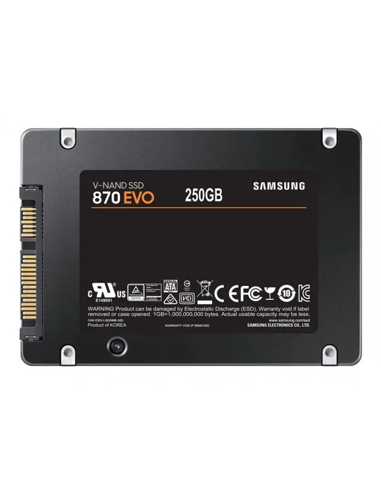 Samsung 870 EVO 250GB SATA III 2.5-inch Internal SSD