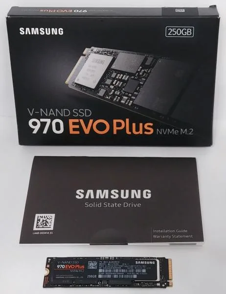 Samsung 970 EVO Plus 250GB PCIe 3.0 x4 NVMe M.2 SSD