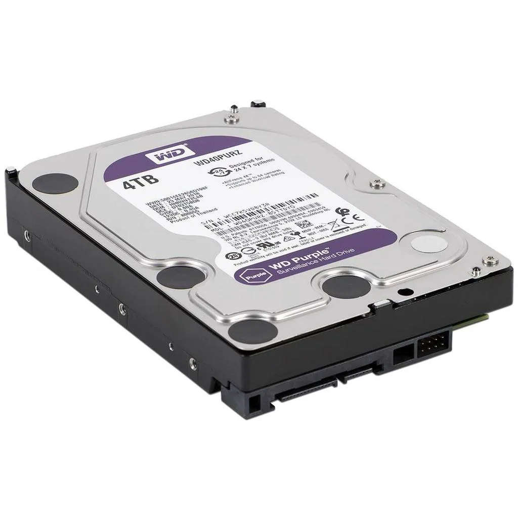 Western Digital WD Purple 4TB 3.5" SATA Surveillance Internal Hard Drive