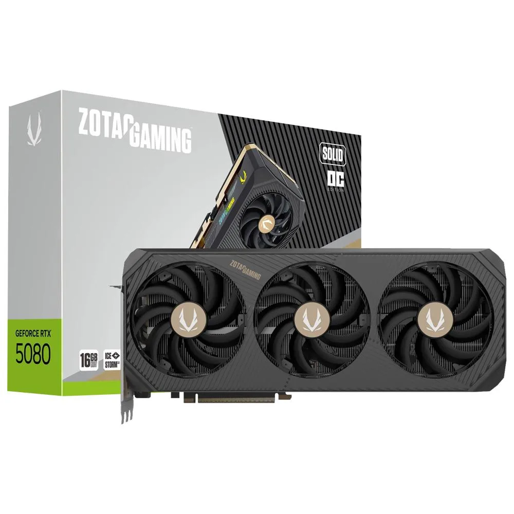 ZOTAC GAMING GeForce RTX 5080 SOLID OC 16GB