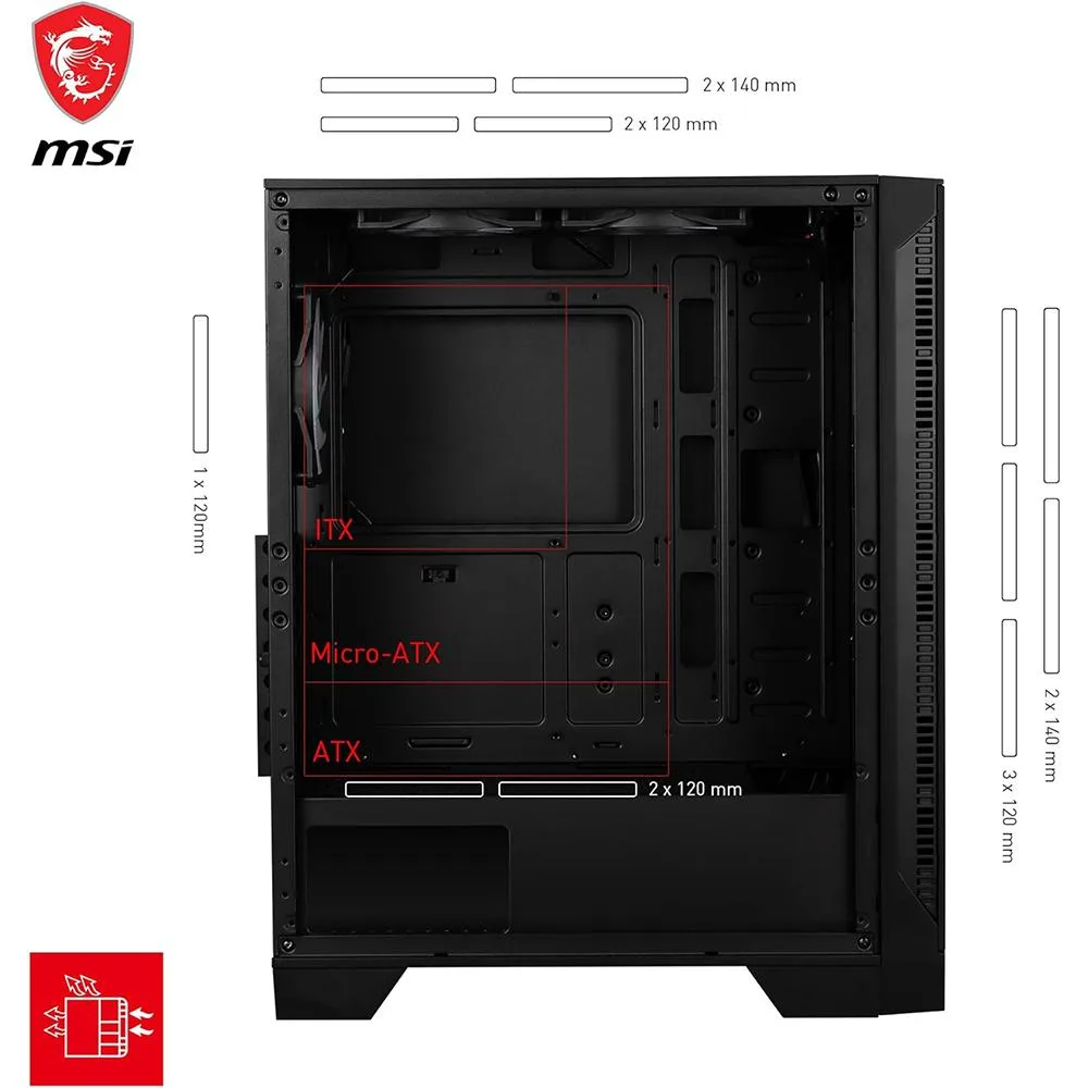 MSI MAG Forge 120A Airflow