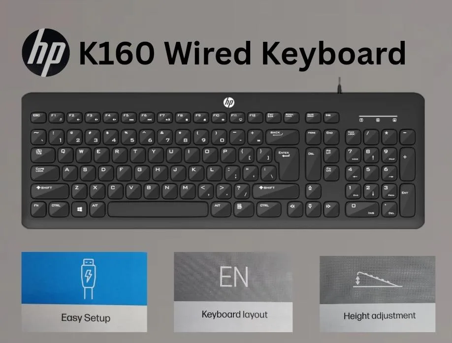 HP K160 Wired Keyboard