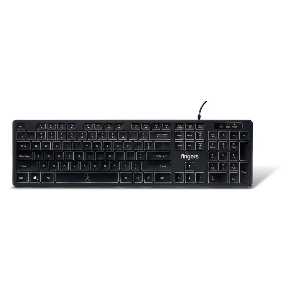 FINGERS FabClicks Wired Keyboard
