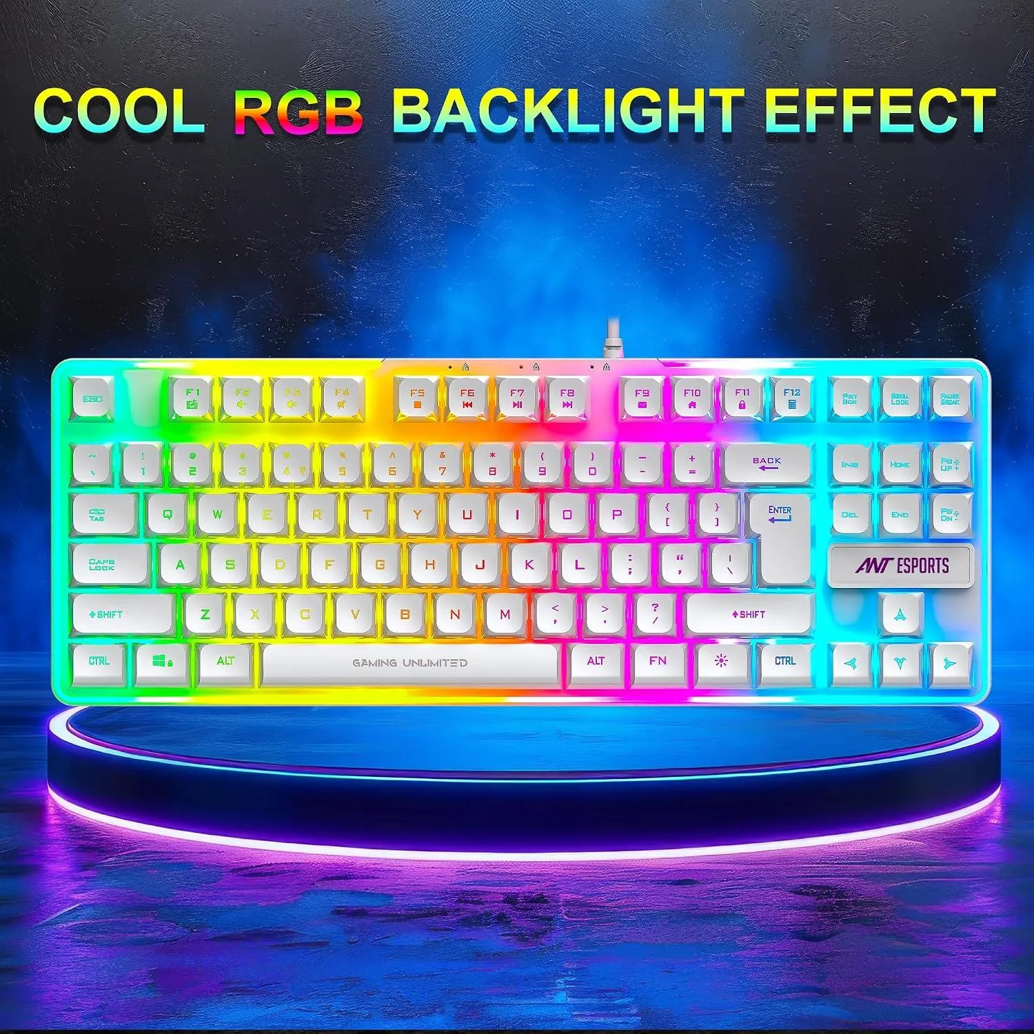 Ant Esports MK700 V2 TKL Wired Gaming Keyboard Mercury