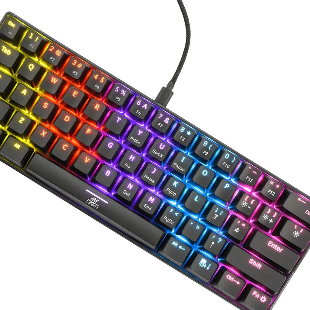 Ant Esports MK1300 V2 Mechanical Wired Gaming Keyboard Black