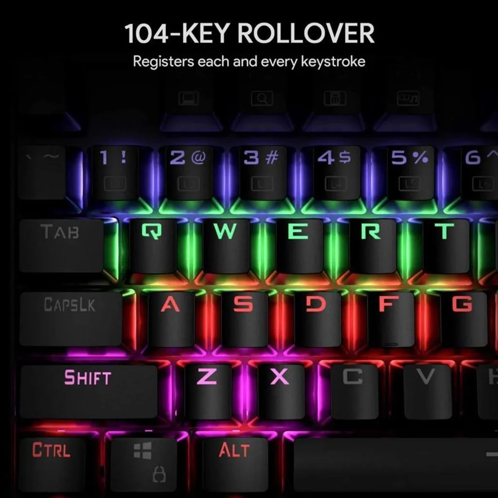 Ant Esports Apex 100 Wired Mechanical RGB Gaming Keyboard
