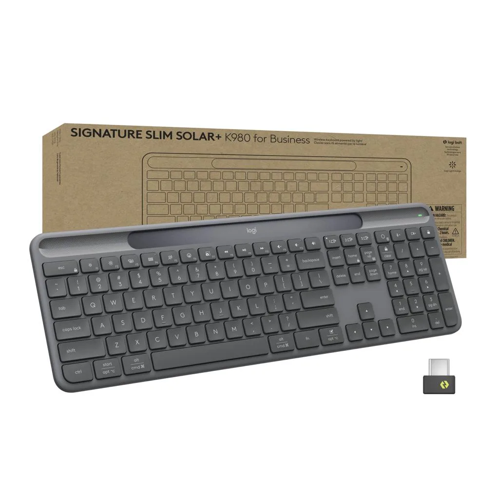 Logitech Signature Slim Solar+ Wireless Keyboard K980