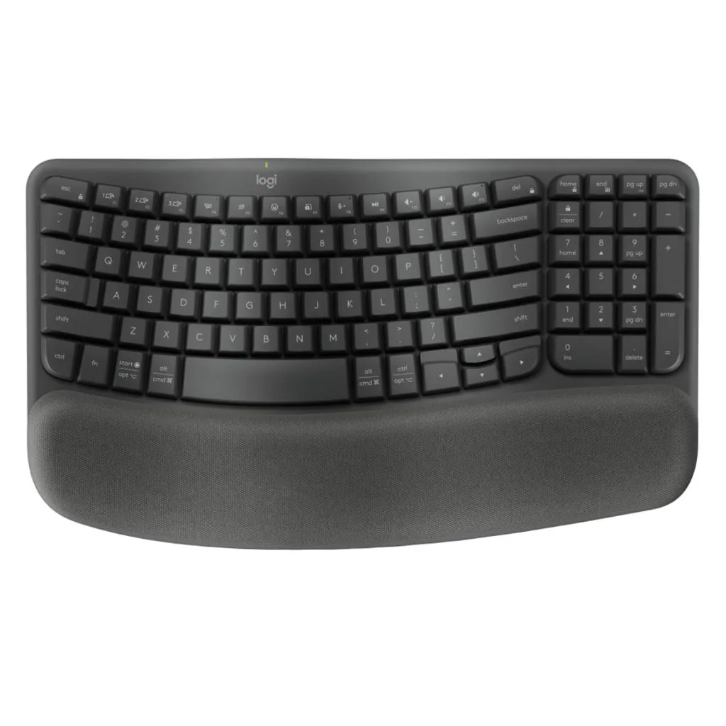 Logitech Wave Keys Wireless Ergonomic Keyboard