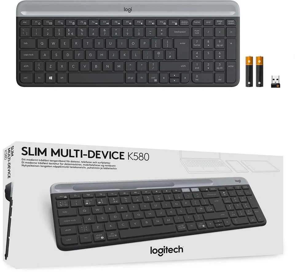 Logitech K580 Slim Multi-Device Wireless Keyboard