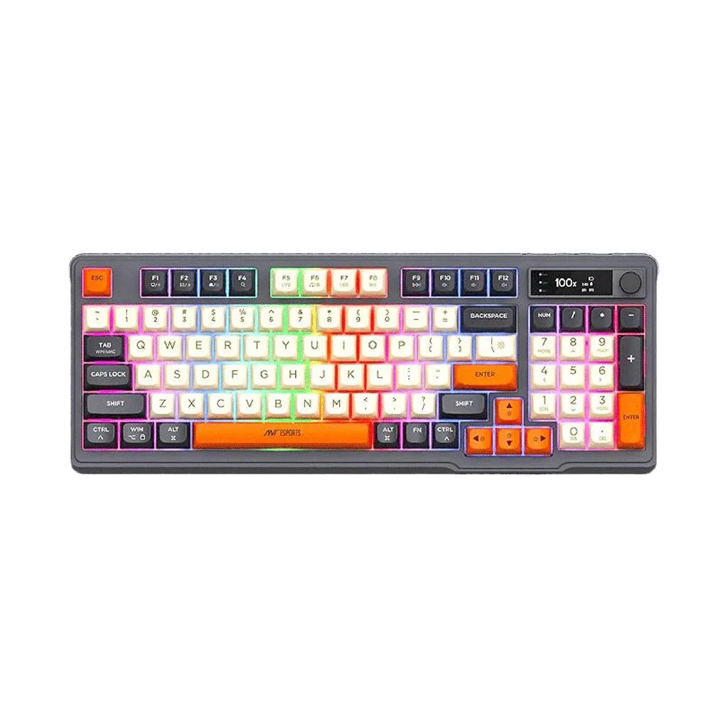 Ant Esports MK801 V2 Pro Wireless Mecha Membrane Backlit Gaming Keyboard