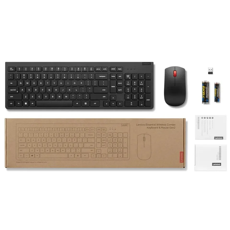 Lenovo Essential Wireless Combo Keyboard & Mouse
