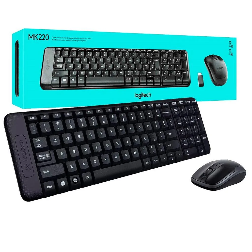 Logitech MK220 Wireless Keyboard and Mouse Combo