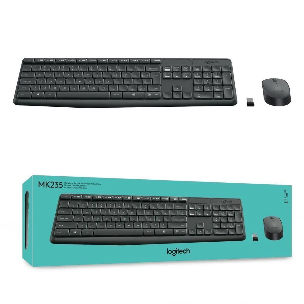 Logitech MK235 Wireless Keyboard and Mouse Combo