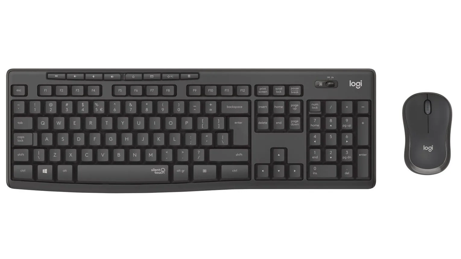 Logitech MK295 Silent Wireless Keyboard and Mouse Combo