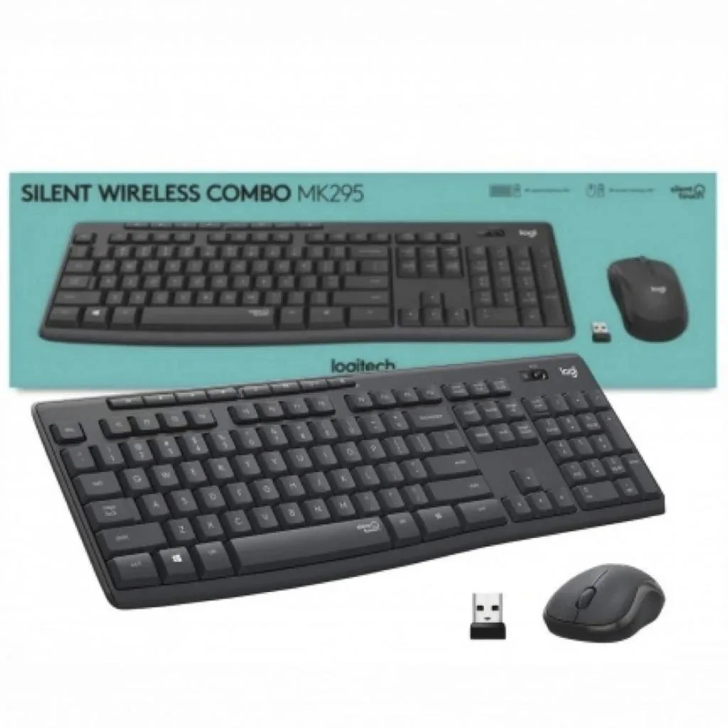 Logitech MK295 Silent Wireless Keyboard and Mouse Combo