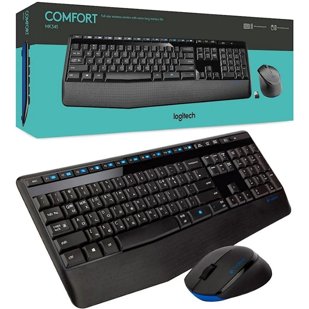 Logitech MK345 Wireless Keyboard and Mouse Combo