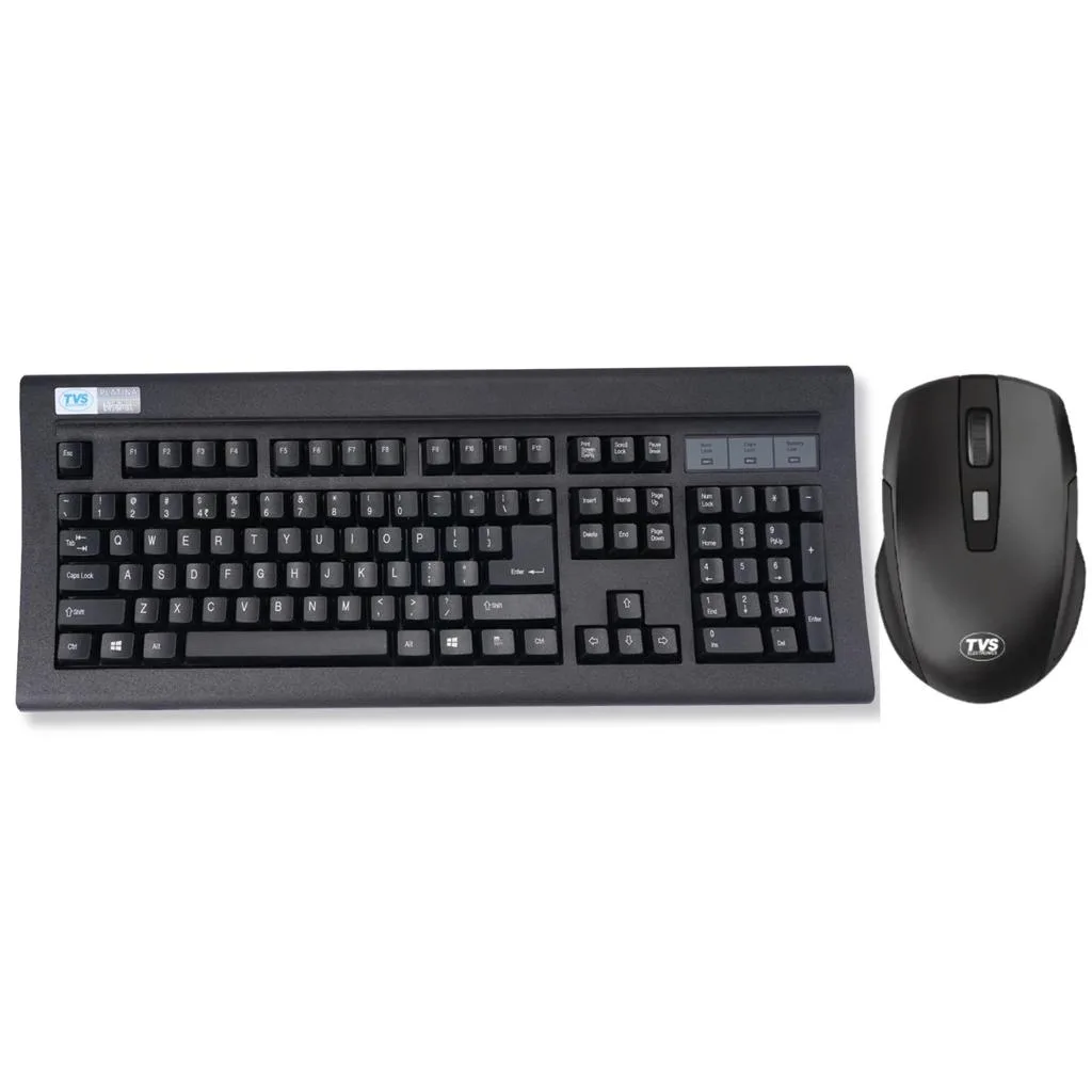 TVS Gold Platina Wireless Mechanical Keyboard and Mouse Combo