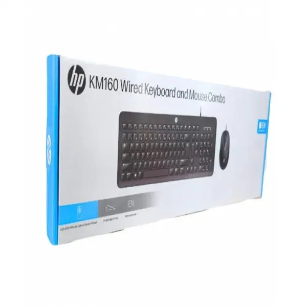 HP KM160 Wired Mouse and Keyboard Combo