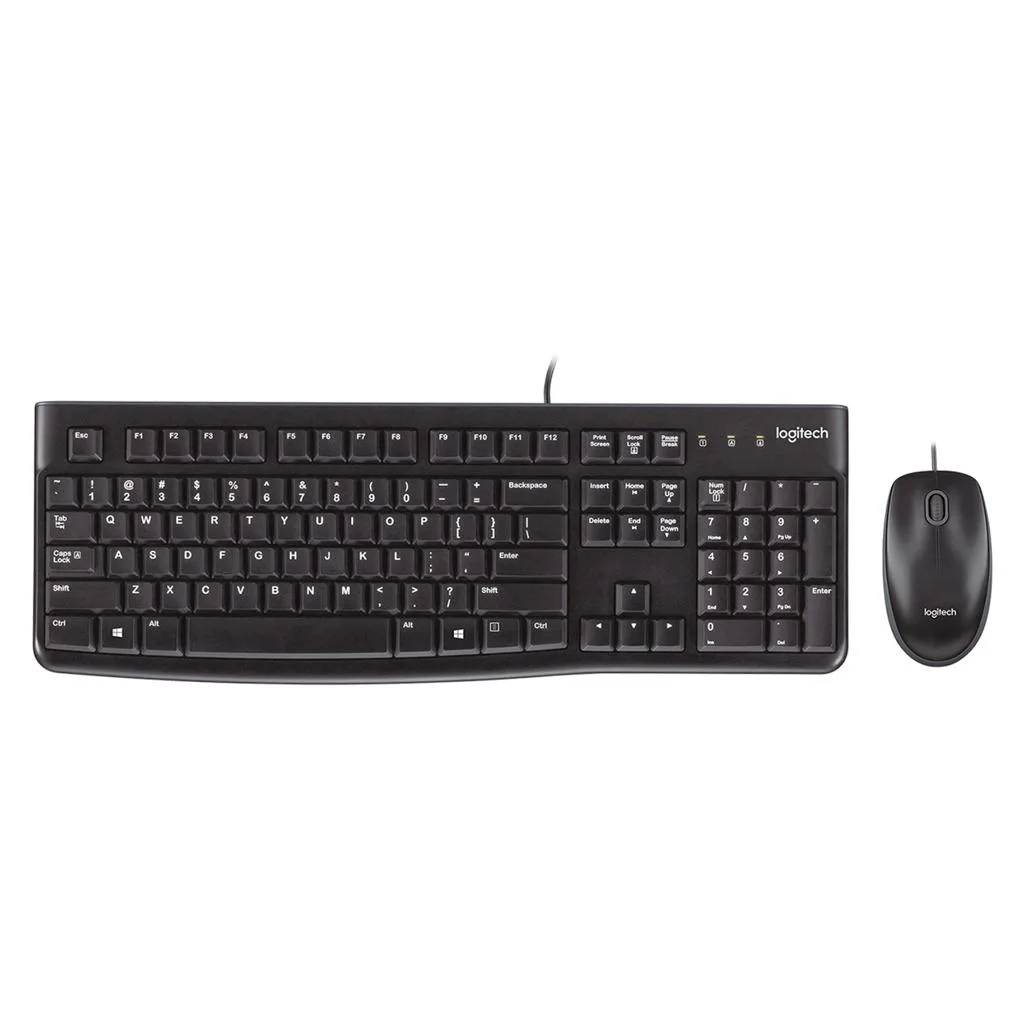 Logitech MK120 Corded Keyboard and Mouse Combo