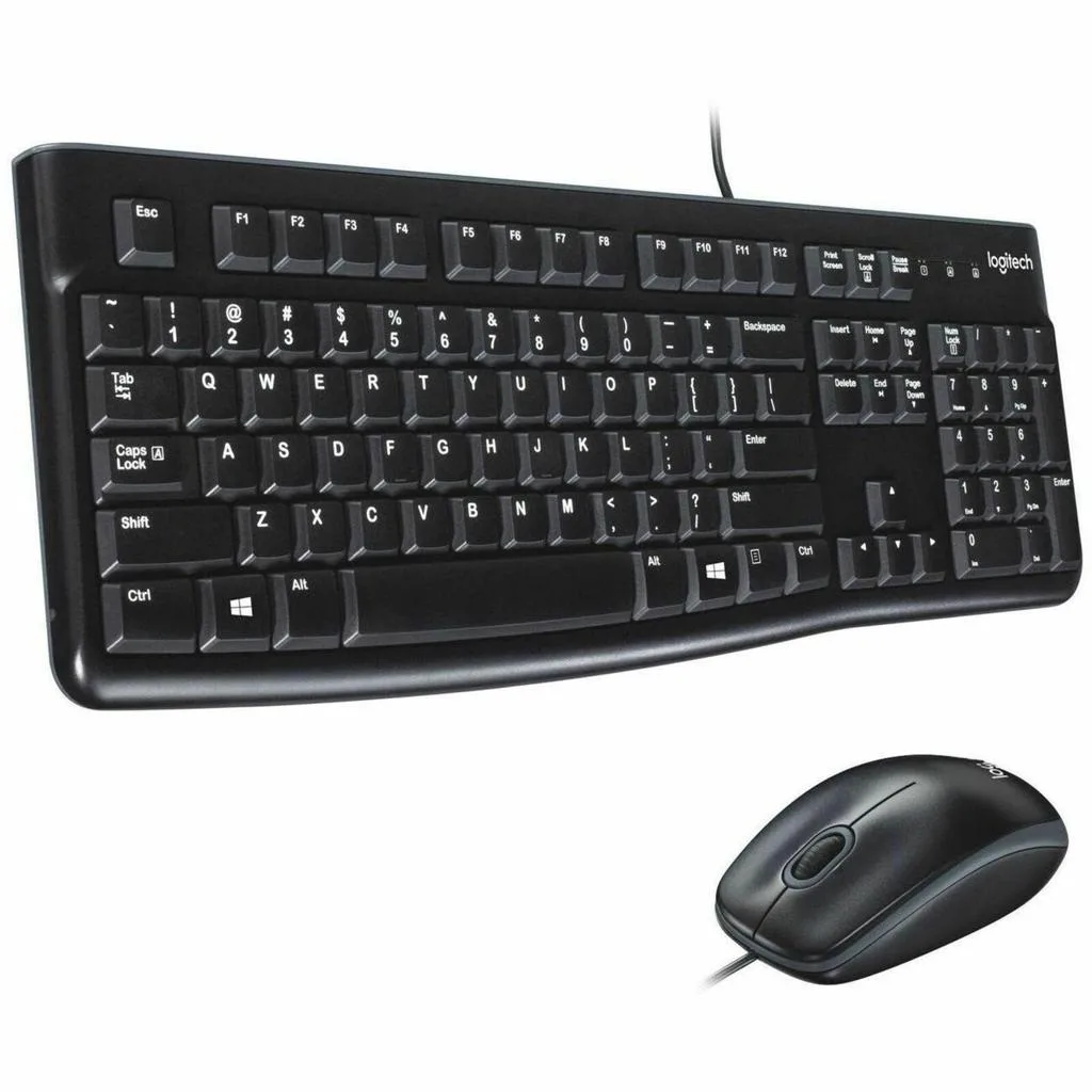 Logitech MK120 Corded Keyboard and Mouse Combo