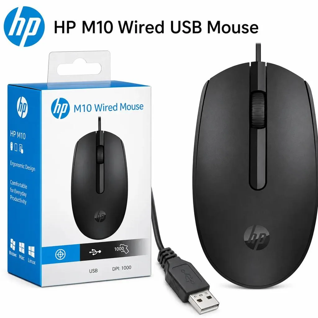 HP M10 Wired Mouse