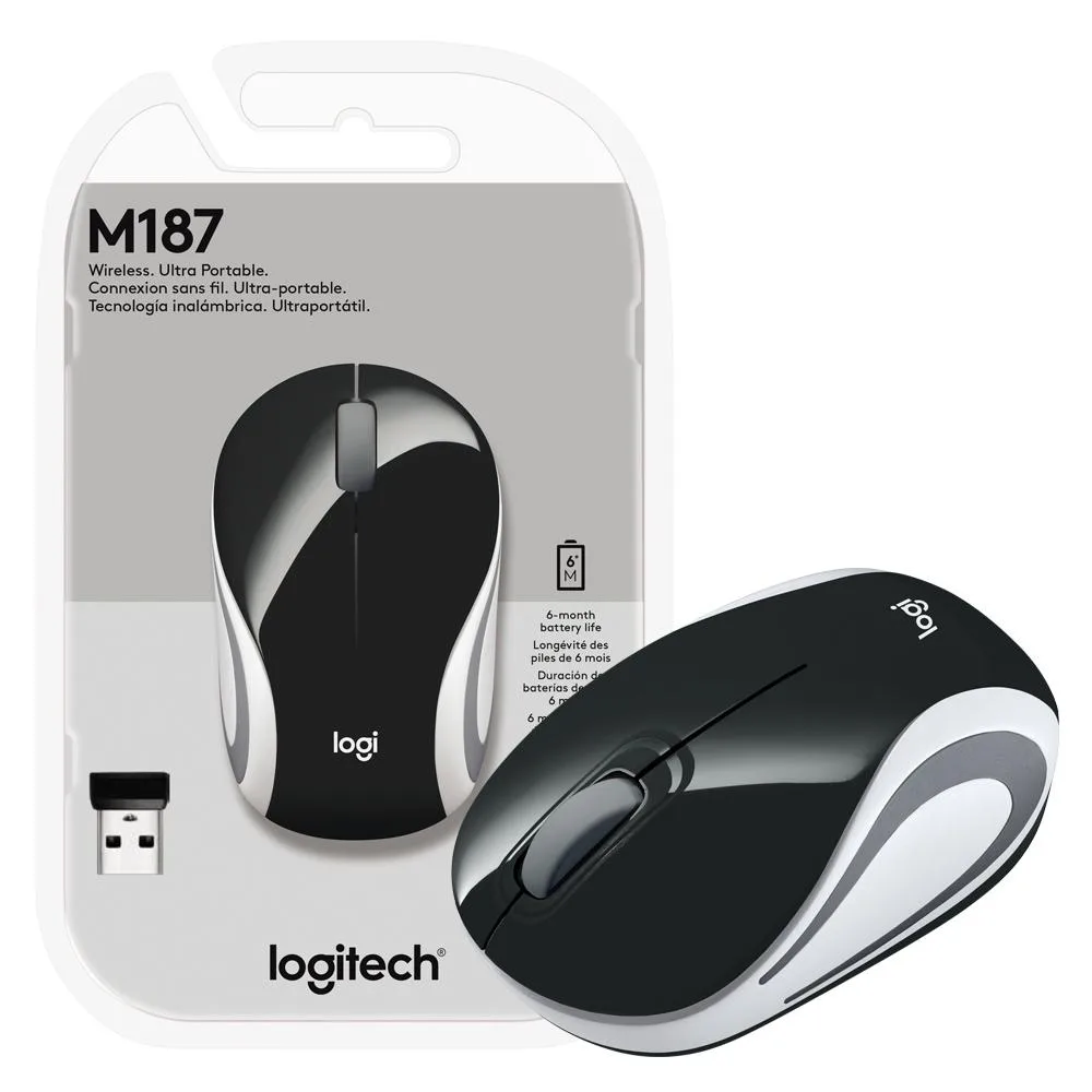 Logitech M187 Mini Wireless Mouse