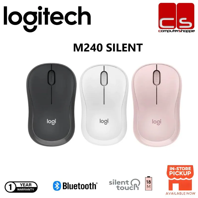 Logitech M240 Silent Bluetooth Mouse