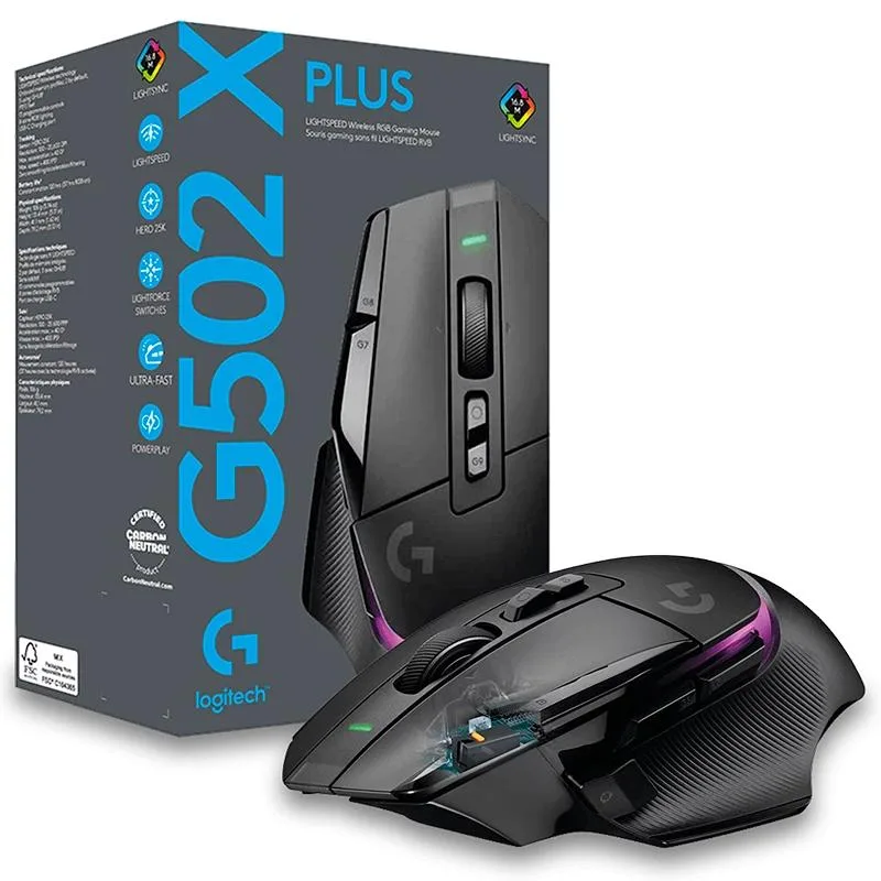 Logitech G502 X PLUS LIGHTSPEED