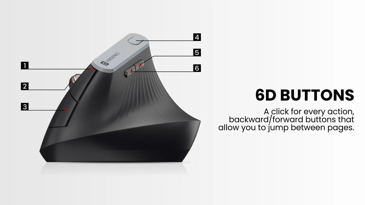 Portronics Toad Ergo 4