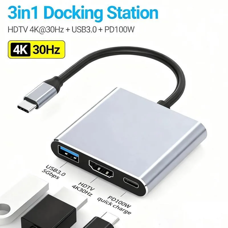 URICOM TYPE-C DOCKING 3 IN 1