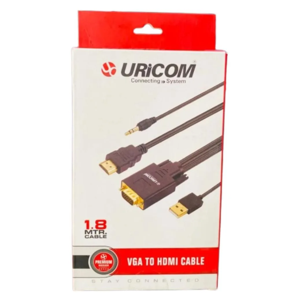 Uricom VGA to HDMI Connector