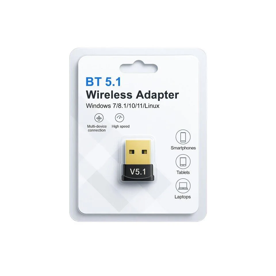 Uricom USB Bluetooth Adapter 5.1 B15D